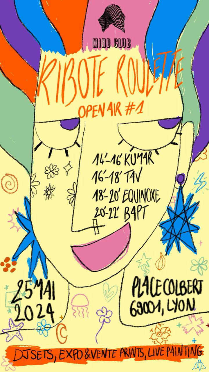 Affiche Kribote Rouette